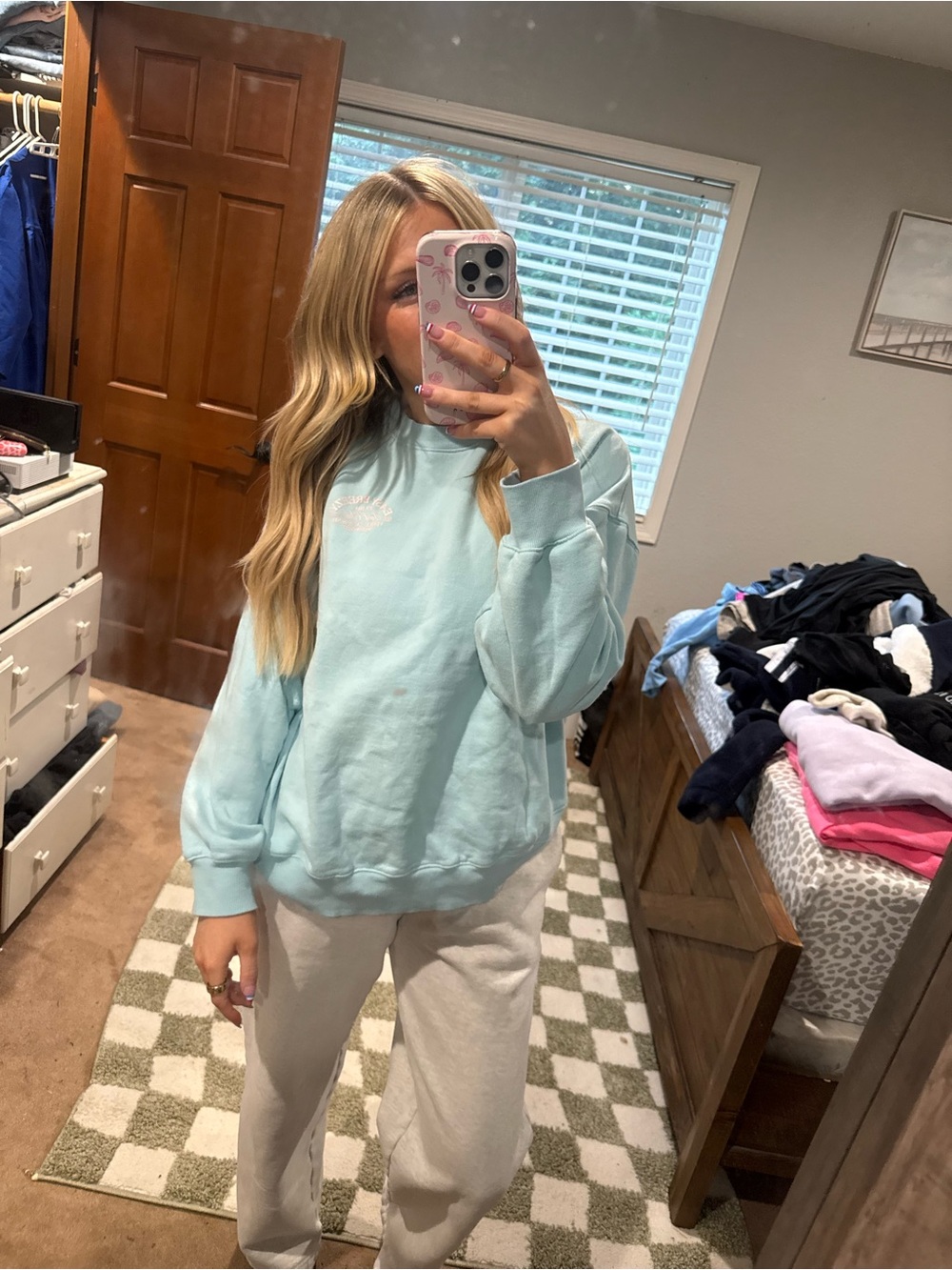 Old Navy Pastel Blue Crewneck Sweatshirt